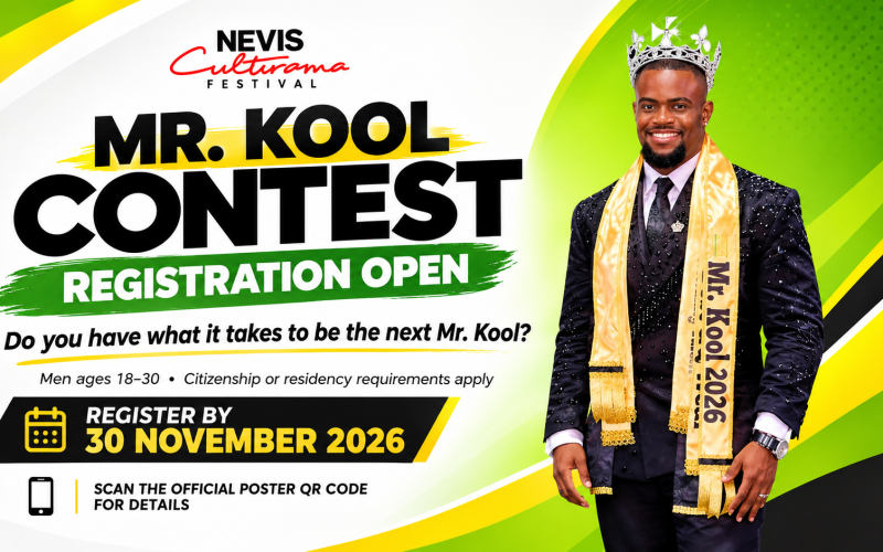 Registration Opens for Mr. Kool Contest at the 53rd Nevis Culturama Festival