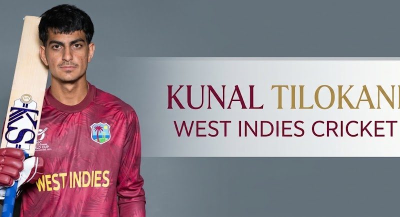 Kunal Tilokani Selected to Represent St. Kitts and Nevis in Commonwealth Future Stars Under-23 Cricket Match