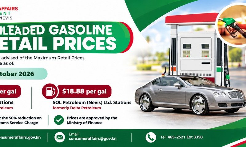 Unleaded Gasoline Prices as of October 20 2026