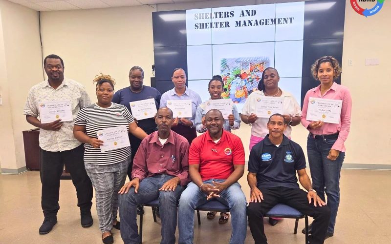 Nevis Disaster Management Department Hosts Successful Shelter and Shelter Management Instructor Course