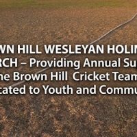 Brown Hill Wesleyan Holiness Church Makes Annual Donation to Brown Hill Cricket Team