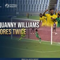 Tiquanny Williams Scores Twice  as Sugar  Boyz Draw Cuba  2-2